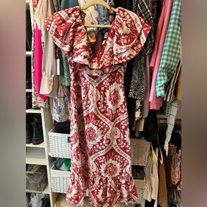 Amur dress, Size: 0, color: rose/pink/white